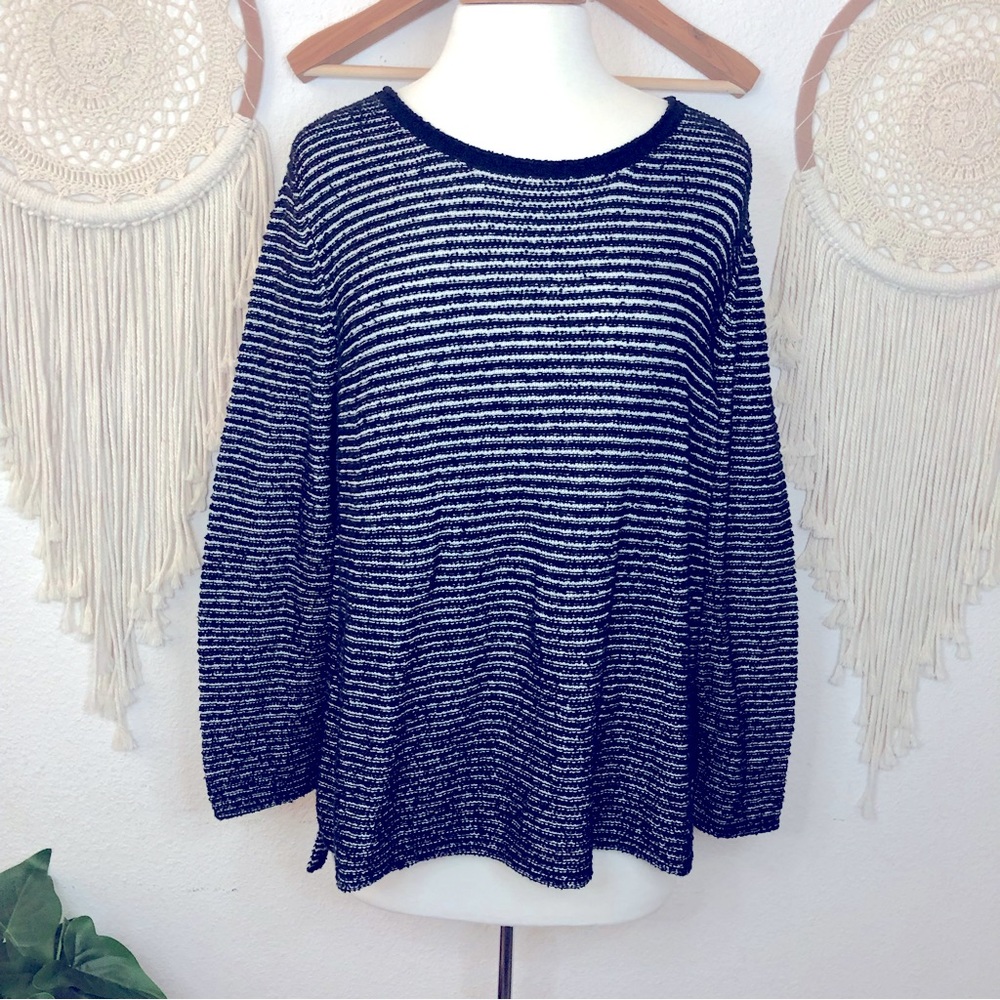 Eileen Fisher Textured Sweater 100% Cotton